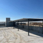 four post flat carport