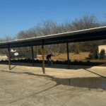 four post flat carport